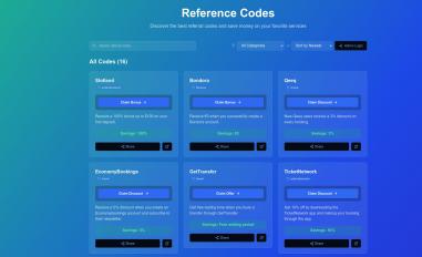 Schermafbeelding van referencecodes.com