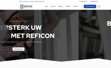 Schermafbeelding van reficon.nl