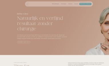 Schermafbeelding van refineclinic.nl