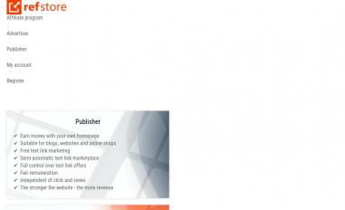 Schermafbeelding van refstore.net