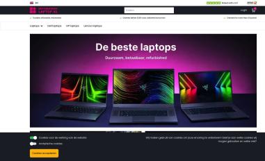 Schermafbeelding van refurbishedlaptopxl.com