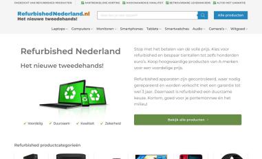 Schermafbeelding van refurbishednederland.nl