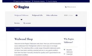 Schermafbeelding van reginaservies.nl