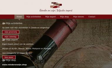 Schermafbeelding van reinderenwijn.nl