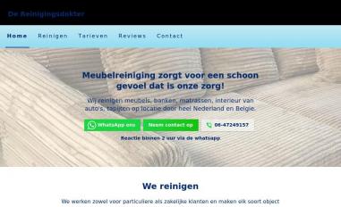 Schermafbeelding van reinigingsdokter.nl