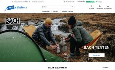 Schermafbeelding van reisartikelen.nl