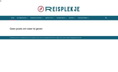 Schermafbeelding van reisplekje.nl