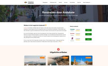 Schermafbeelding van reizendoorandalusie.nl