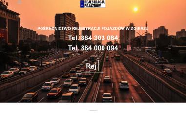 Schermafbeelding van rejestracjazgierz.co.pl