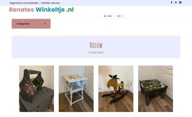 Schermafbeelding van renateswinkeltje.nl