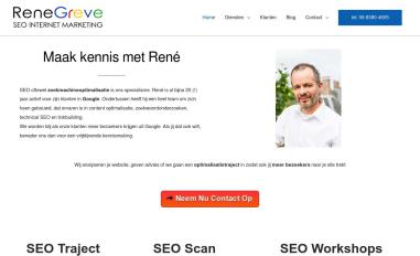 Schermafbeelding van renegreve.nl