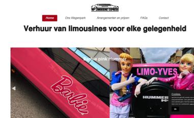 Schermafbeelding van rent-limo.be