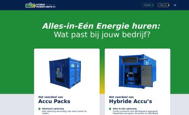 Schermafbeelding van rentals.hybridpowerunits.nl