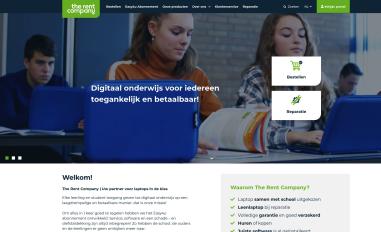 Schermafbeelding van rentcompany.nl