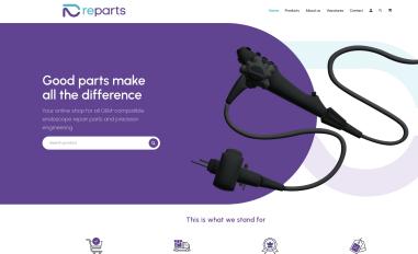 Schermafbeelding van reparts.eu