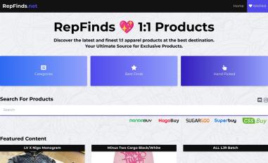 Schermafbeelding van repfinds.net