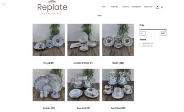 Schermafbeelding van replate.nl