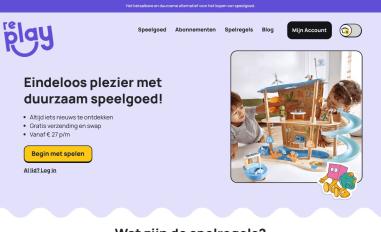 Schermafbeelding van replayclub.nl