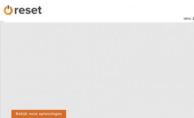 Schermafbeelding van reset.nl