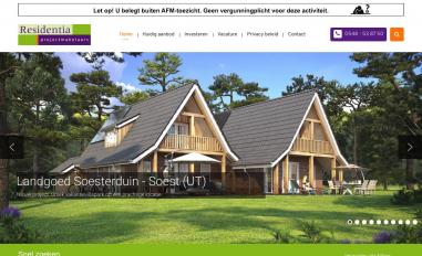 Schermafbeelding van residentia.nl