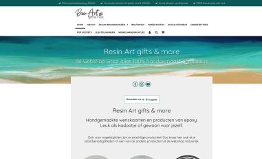 Schermafbeelding van resinartgiftsandmore.nl