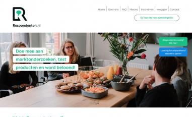 Schermafbeelding van respondenten.nl