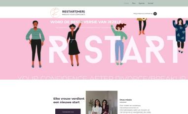 Schermafbeelding van restart-her.com