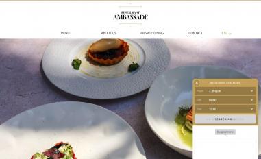 Schermafbeelding van restaurantambassade.nl