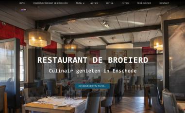 Schermafbeelding van restaurantdebroeierd.nl