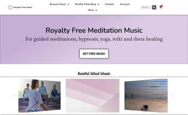 Schermafbeelding van restfulmind.com