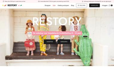 Schermafbeelding van restory.nl