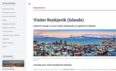 Schermafbeelding van reykjavikislande.fr