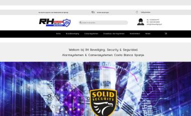 Schermafbeelding van rhbeveiliging.nl