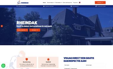 Schermafbeelding van rheindak.nl