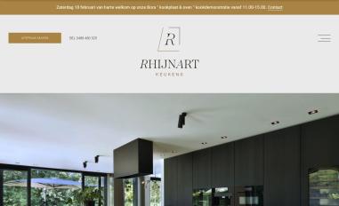Schermafbeelding van rhijnartkeukens.nl