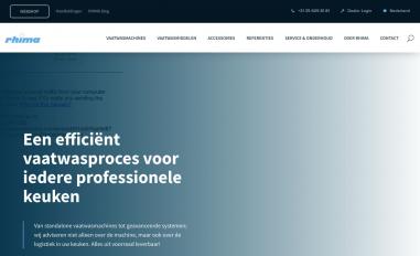 Schermafbeelding van rhima.nl