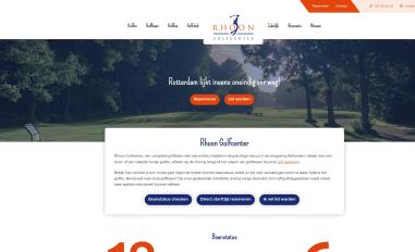 Schermafbeelding van rhoongolfcenter.nl