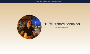 Schermafbeelding van richardschneider.nl