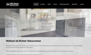 Schermafbeelding van richter-natuursteen.nl