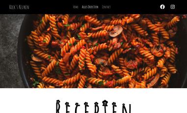 Schermafbeelding van rickskeuken.nl