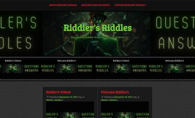 Schermafbeelding van riddlersriddles.com