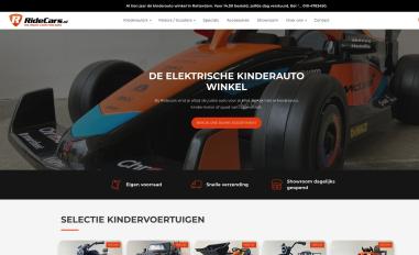 Schermafbeelding van ridecars.nl