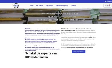 Schermafbeelding van rie-nl.nl