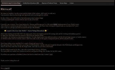 Schermafbeelding van rieva.nl