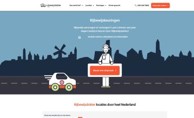 Schermafbeelding van rijbewijsdokter.nl