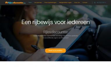 Schermafbeelding van rijlesdiscounter.com