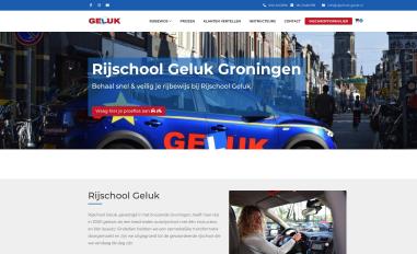 Schermafbeelding van rijschool-geluk.nl