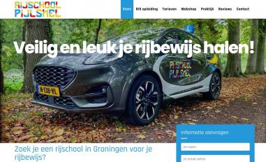 Schermafbeelding van rijschool-pijlsnel.nl