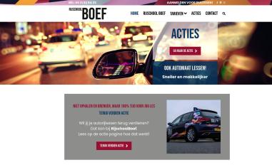 Schermafbeelding van rijschoolboef.nl