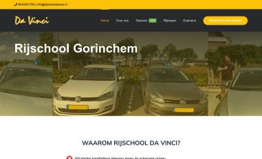 Schermafbeelding van rijschooldavinci.nl